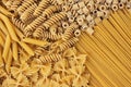 Integrals pasta - texture Royalty Free Stock Photo