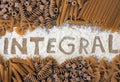 Integrals pasta Royalty Free Stock Photo