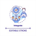 Integrate concept icon