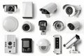 Integrate intelligent video feeds in your private home, recording live via networked surveillance setup with high-definition CCTV