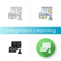 Integrated learning icon