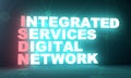 Integrated services digital network. Royalty Free Stock Photo