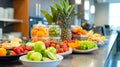 Integrating nutritional education and encouraging healthy eating choices in the workplace, AI generated Royalty Free Stock Photo