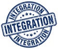 integration blue stamp