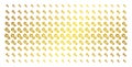 Integration Golden Halftone Matrix Royalty Free Stock Photo