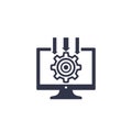 Integration system, computer technology icon