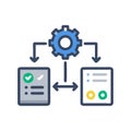 Integration Testing Icon for Software Development