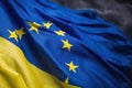 Integration of ukraine into the european union, created with Generative AI technology