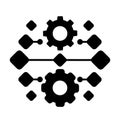 Integration vector icon. automation concept illustration sign. software symbol.