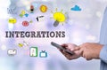 INTEGRATIONS Royalty Free Stock Photo