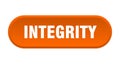 integrity button Royalty Free Stock Photo