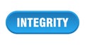 integrity button Royalty Free Stock Photo