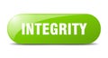 integrity button. integrity sign. key. push button. Royalty Free Stock Photo