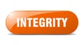 integrity button. integrity sign. key. push button. Royalty Free Stock Photo