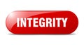 integrity button. integrity sign. key. push button. Royalty Free Stock Photo