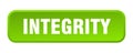 integrity button. integrity square 3d push button. Royalty Free Stock Photo