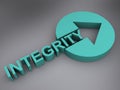Integrity sign Royalty Free Stock Photo