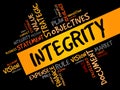 Integrity word cloud