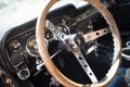 Inteior of 1967 Ford Mustang GT Royalty Free Stock Photo