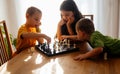 Intelectual games to develop children thinking skills