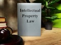 Intellectual Property Law is shown on the conceptual business photo Royalty Free Stock Photo