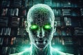 Intelligence cyborg digital artificial ai computer technology science futuristic robot