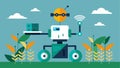 An intelligent robotic harvester that can analyze data collected from the fields providing valuable insights and