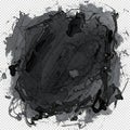 Intense Black Ink Grunge Splash Texture Royalty Free Stock Photo