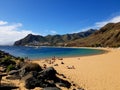 Intense colors of the perfect beach not far from Tenerife, Canary Islands