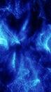 Intense deep blue electric fluid texture with glowing highlights and abstract organic patterns Royalty Free Stock Photo