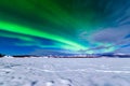 Intense display of Northern Lights Aurora borealis Royalty Free Stock Photo