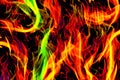 intense fire flames with Generative AI Royalty Free Stock Photo