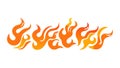Intense Fire Flames Icon, Warmth and Burning Energy, vector design Generative AI Royalty Free Stock Photo