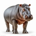 Intense Gaze: Photo-realistic Hippopotamus In Daz3d Style