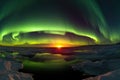 intense geomagnetic storm over the polar regions