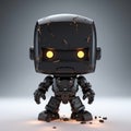 Intense Lighting And Shadow: The Grotesque Robot In Ruined Materials