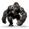 Intense Movement Expression: Professional Photo Of Gorilla In 8k Uhd