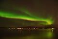 Intense northern lights, Iceland Royalty Free Stock Photo