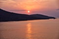 Radiant Orange Sunrise, Reflections in Sea, Greece