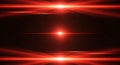 Intense Red Light Streaks on Dark Background Spotlight Flare Glowing Lines Abstract Bright Visual Effect Royalty Free Stock Photo