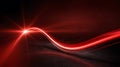 Intense Red Light Streaks with Starburst Effect light trails Royalty Free Stock Photo