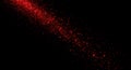 Intense Red Particle Flow on Black Background Abstract Visual Design created with AI Royalty Free Stock Photo