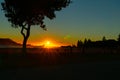 Intense sunrise at Mount Maunganui