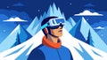 An intense virtual reality experience where users can soar down a snowcovered mountain and feel the rush of cold air on