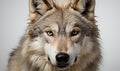 Intense Wolf Staring at Camera Royalty Free Stock Photo