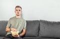 Intensed Boy Watches Horror Film