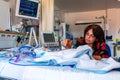 Intensive care mother and child. Royalty Free Stock Photo