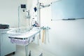 Intensive care unit crib room, medical equipment Royalty Free Stock Photo