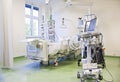 Intensive care unit with monitors