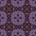 Intensive colors square lace cotton canvas texture seamless pattern